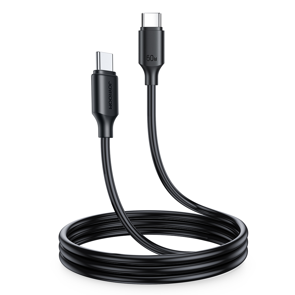 Kábel Joyroom Long-Lasting Series A9 USB-C / USB-C PD QC 60W 3A 1m – čierna