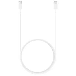 Kábel Samsung USB-C – USB-C 3 A, 480 Mb/s, 1,8 m (EP-DX310JWEGEU) – biela