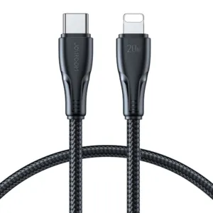 Kábel Joyroom séria Surpass A11 Lightning – USB-C 20 W, 1,2 m – čierna
