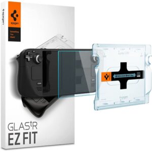 Herné príslušenstvo Spigen Glas.tR EZ Fit Tempered Glass pre Steam Deck
