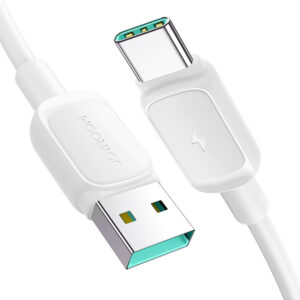 Kábel Joyroom Multi-Color Series A14 USB-A / USB-C 3A 1.2m – biela