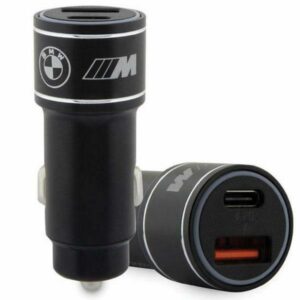 Nabíjačka BMW BMCCMUSBCK PD-QC 3.0 20W rýchly Charge čierna/čierna M Edition