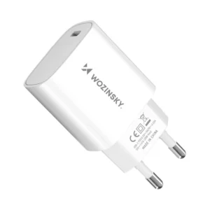 Sieťová nabíjačka Wozinsky WGWCCW 20 W USB-C – biela