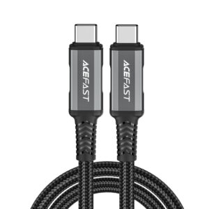 Kábel Acefast C1-09 USB-C / USB-C USB4 PD3.1 5A 1m - sivá-čierna