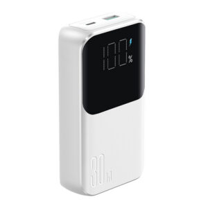 Mini powerbanka Joyroom JR-PBC06 30 W 10 000 mAh so zabudovanými káblami – biela