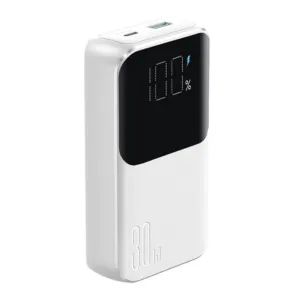 Mini powerbanka Joyroom JR-PBC06 30 W 10 000 mAh so zabudovanými káblami – biela