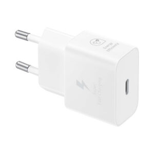 Sieťová nabíjačka Samsung EP-T2510NWEGEU 25 W SFC GaN USB-C – biela