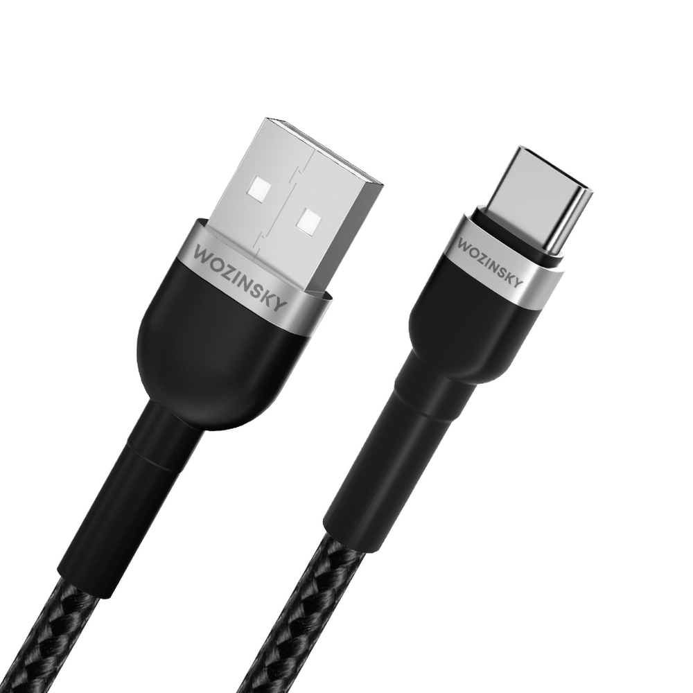 Kábel Wozinsky WNBAC1 USB-A – USB-C 2,4 A, 1 m – čierna – Obrázok 4