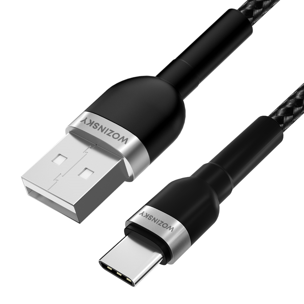 Kábel Wozinsky WNBAC1 USB-A – USB-C 2,4 A, 1 m – čierna – Obrázok 3