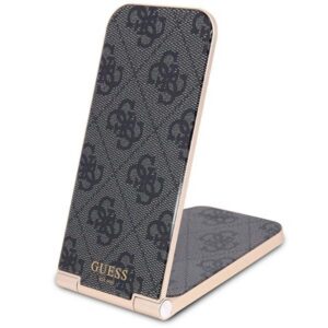 Bezdrôtová nabíjačka Guess 4G Pattern MagSafe skladacia 2in1 15W – čierna