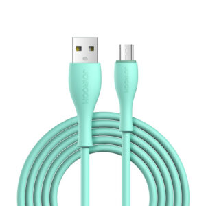 Kábel Joyroom Bowling Data S-2030M8 USB-A / micro USB 3A 2m – zelená