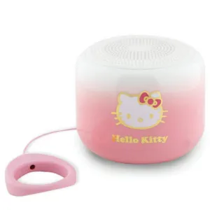 Reproduktor Hello Kitty Bluetooth, galvanizovaný povrch s farebným prechodom – ružová