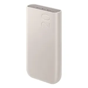 Powerbanka Samsung EB-P4520XUEGEU 20 000 mAh 3x USB-C 45 W SFC – béžová