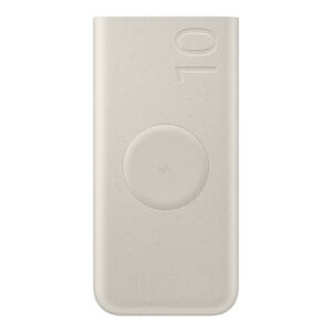 Indukčná powerbanka Samsung EB-U2510XUEGEU 10 000 mAh 2x USB-C 25 W SFC – béžová
