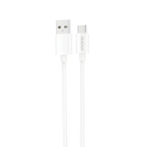 Kábel Dudao L4ST USB-A / USB-C 2A 1m – biela
