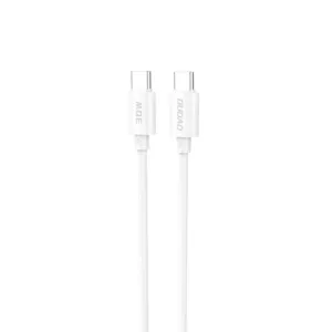 Kábel Dudao L4C USB-C – USB-C 30 W 1,2 m – biela
