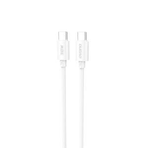 Kábel Dudao L4C USB-C / USB-C 30W 2m – biela