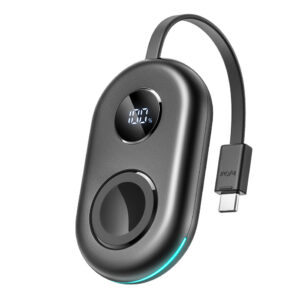 Powerbanka Joyroom JR-W09 s bezdrôtovým nabíjaním 3 W a káblom USB-C pre Apple Watch – čierna