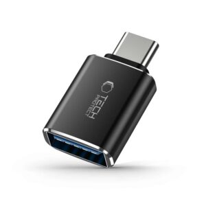 OTG adaptér Tech-Protect UltraBoost USB-C (samec) na USB-A (samica) – čierna
