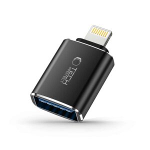 OTG adaptér Tech-Protect UltraBoost Lightning (samec) na USB-A (samica) – čierna