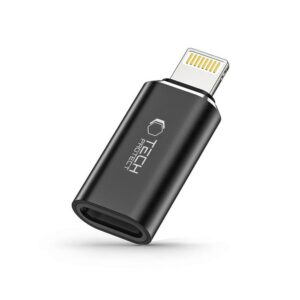 Adaptér Tech-Protect UltraBoost Lightning (samec) na USB-C (samica) – čierna