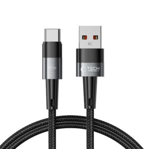 Kábel Tech-Protect UltraBoost USB-C / USB-C 66W 6A 1m – sivá