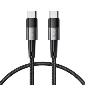 Kábel Tech-Protect UltraBoost USB-C / USB-C PD 100W 5A 0.25m – sivá