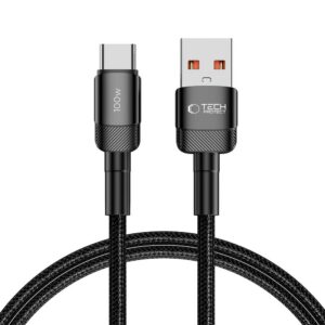 Kábel Tech-Protect UltraBoost Evo USB-C / USB-A 100W 5A 1m – čierna