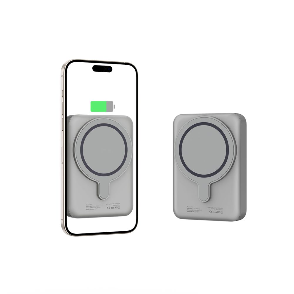 Powerbanka Tech-Protect PB11 LifeMag MagSafe 10 000 mAh – titánová – Obrázok 4