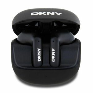 Bezdrôtové slúchadlá DKNY TWS BT Satiny Finish – čierna