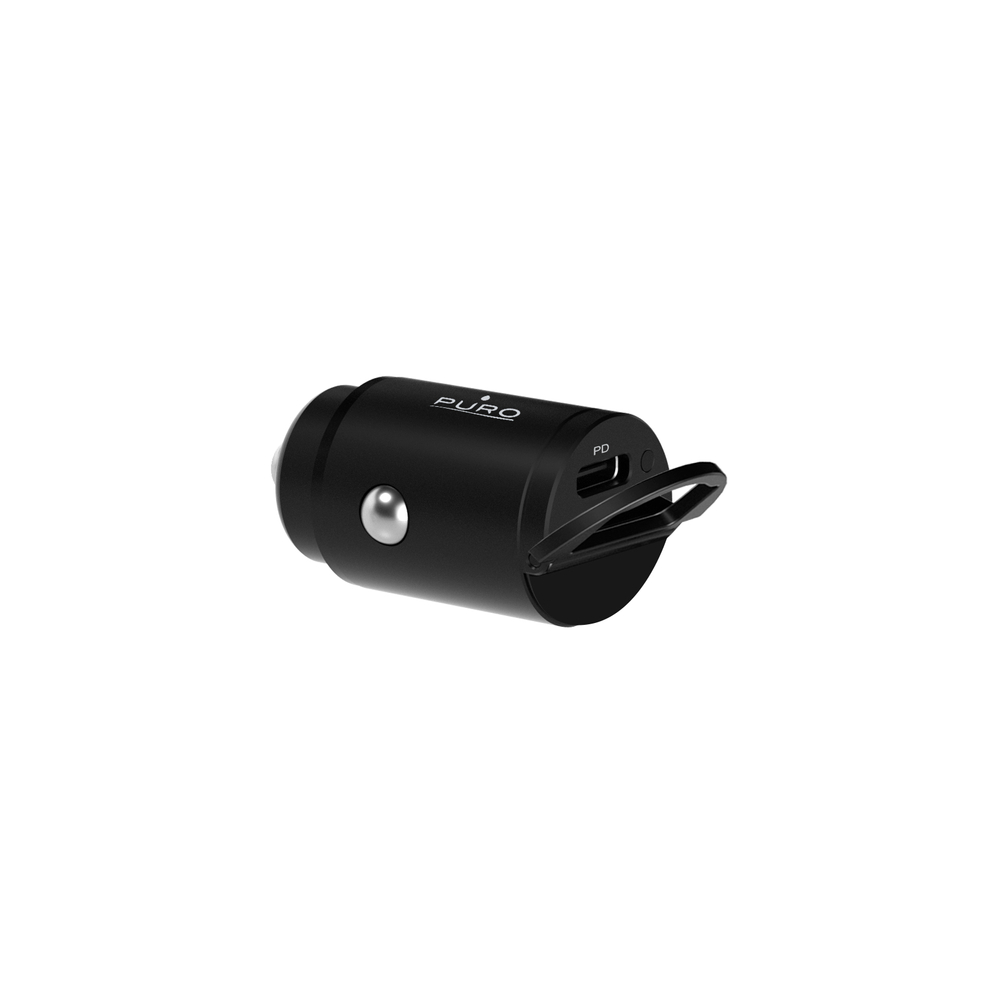 Nabíjačka do auta Puro Mini 20W USB-C – čierna