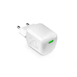 Sieťová nabíjačka Puro GaN 20 W USB-C – biela