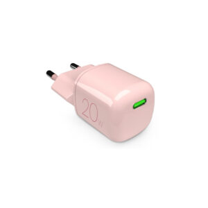 Nabíjačka Puro 20W GaN USB-C – ružová