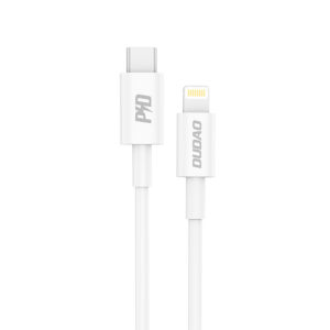 Kábel Dudao L6X USB-C - Lightning PD 20W 1m – biela