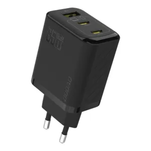 Sieťová nabíjačka Dudao A29 GaN 65 W 2x USB-C + USB-A – čierna