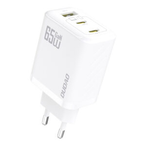 Sieťová nabíjačka Dudao A29 GaN 65 W 2x USB-C + USB-A – biela