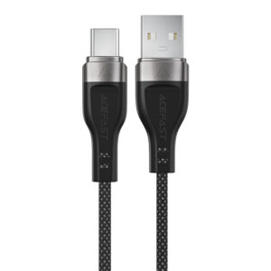 Kábel Acefast C11-04 USB-A - USB-C 3A 1.2m magnetický Braid – čierna