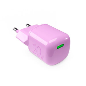 Nabíjačka Puro 20W GaN USB-C – ružová