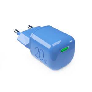 Nabíjačka Puro 20W GaN USB-C – modrá