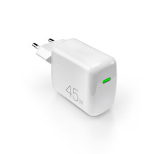 Sieťová nabíjačka Puro Super Mini GaN 45 W PD USB-C – biela