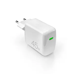 Sieťová nabíjačka Puro Super Mini GaN 45 W PD USB-C – biela