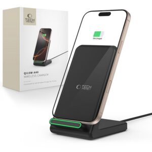 Bezdrôtová nabíjačka Tech-Protect QI15W-A40 – čierna