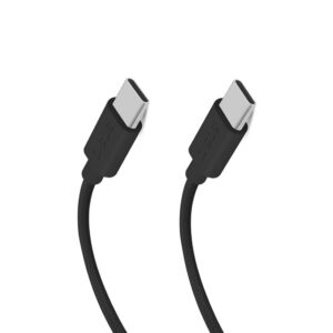 Kábel SBS TECABLETISSUETCK USB-C - USB-C 1.5m 60W opletený – čierna