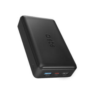 Powerbanka Puro rýchly 20000 mAh 2x USB-A + 1x USB-C – čierna