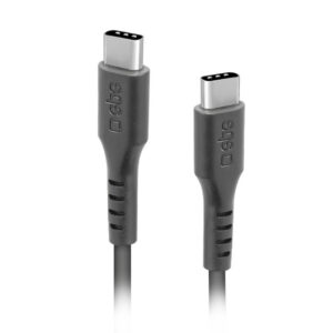 Kábel SBS TECABLETCC3M USB-C - USB-C 3m – čierna