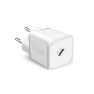 Nabíjačka SBS TETRGAN1C20W 20W GaN s Power Delivery – biela