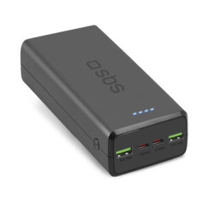 Powerbanka SBS TTBB30000PD20K 30000 mAh 2 x USB-C 2 x USB-A – čierna
