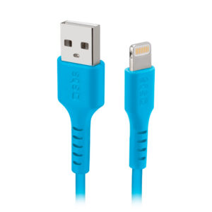Kábel SBS TECABLEUSBIP589A USB-A - Lightning – modrá