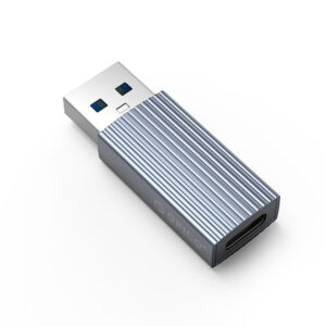 Adaptér Orico AH-AC10 USB-C na USB-A 3.1 adaptér – sivá
