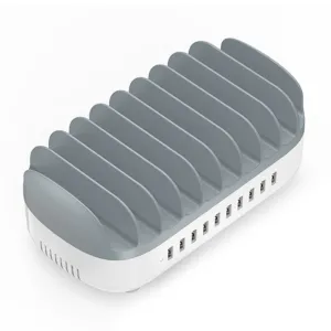 Inteligentná nabíjacia stanica Orico DUK-10P-V1 10x USB-A – biela